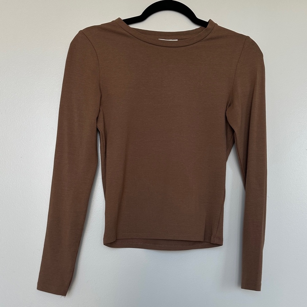 Cotton On Brown Long Sleeve Women's Top
